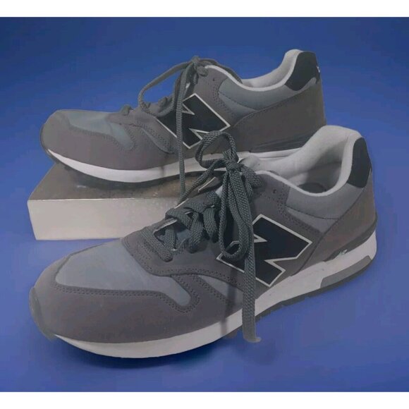 NEW Men 13D 13 D US New Balance Men'S Sneakers 565 ML575GR Grey Gray - Picture 8 of 12